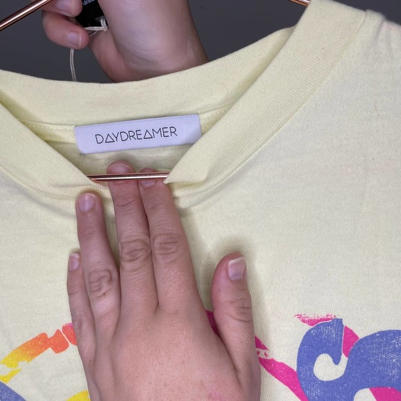 Daydreamer The Doors 1976 Oversized Long Sleeve Tee Tender Yellow Size Small - Picture 9 of 10